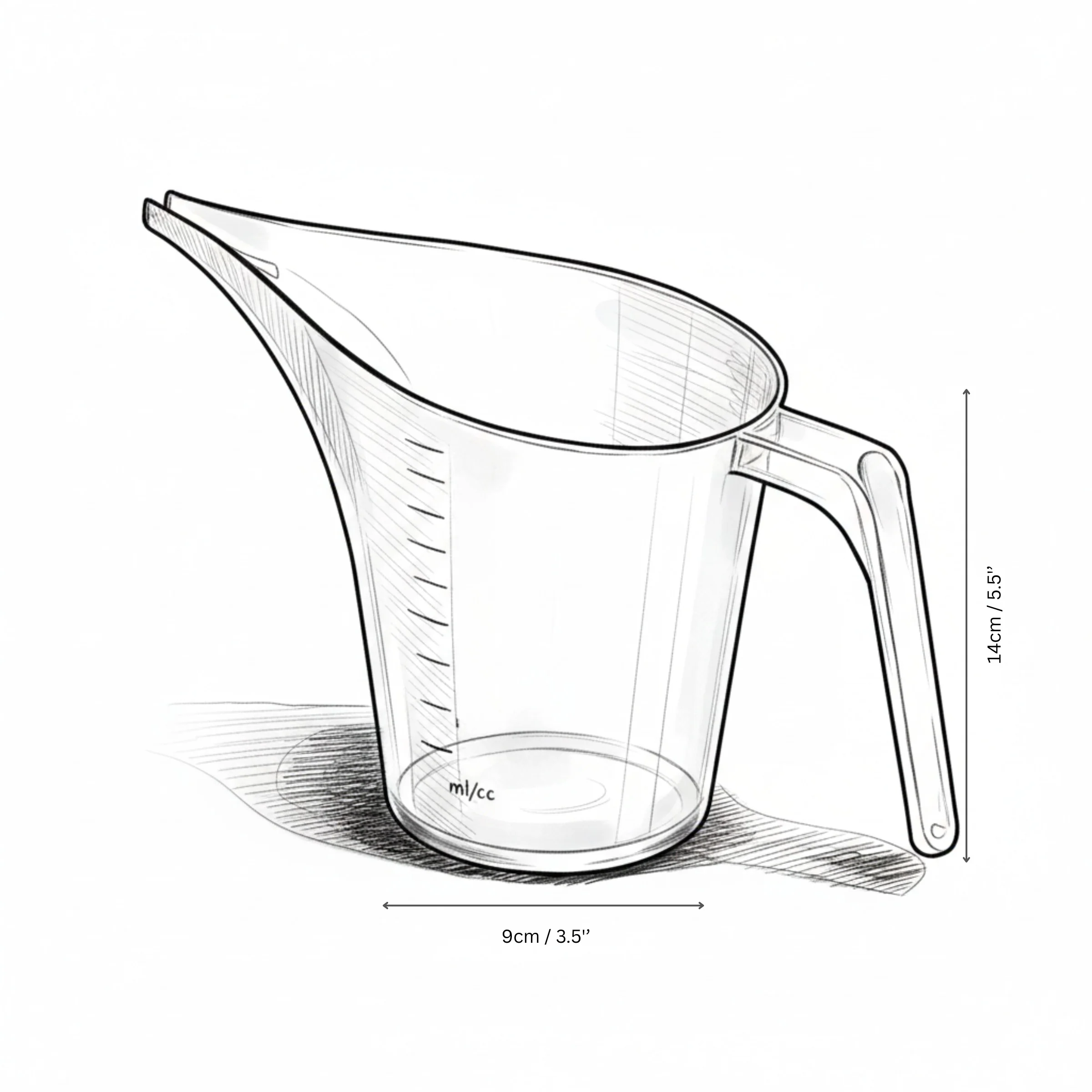 1 Litre Wax Pouring Jug - Image 3