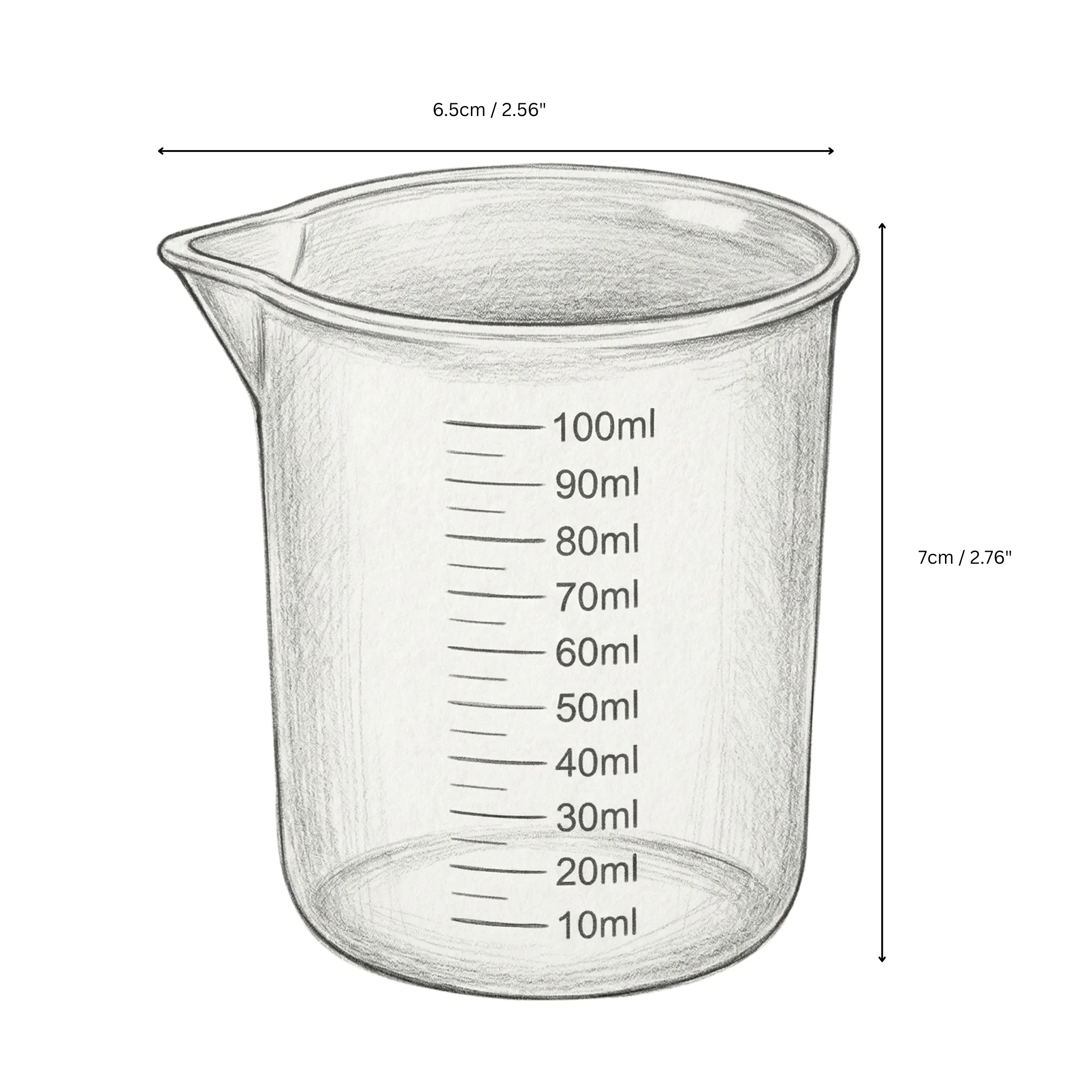 100ml Silicone Beaker for Wax Melt & Embed Pouring - Image 4
