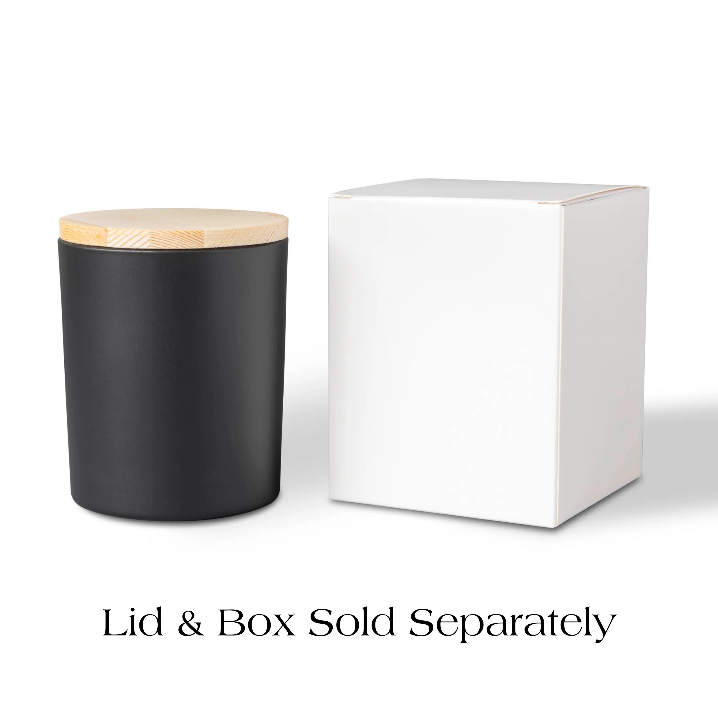 20cl Oxford Candle Jar (MEDIUM) - Matt Black - Image 3