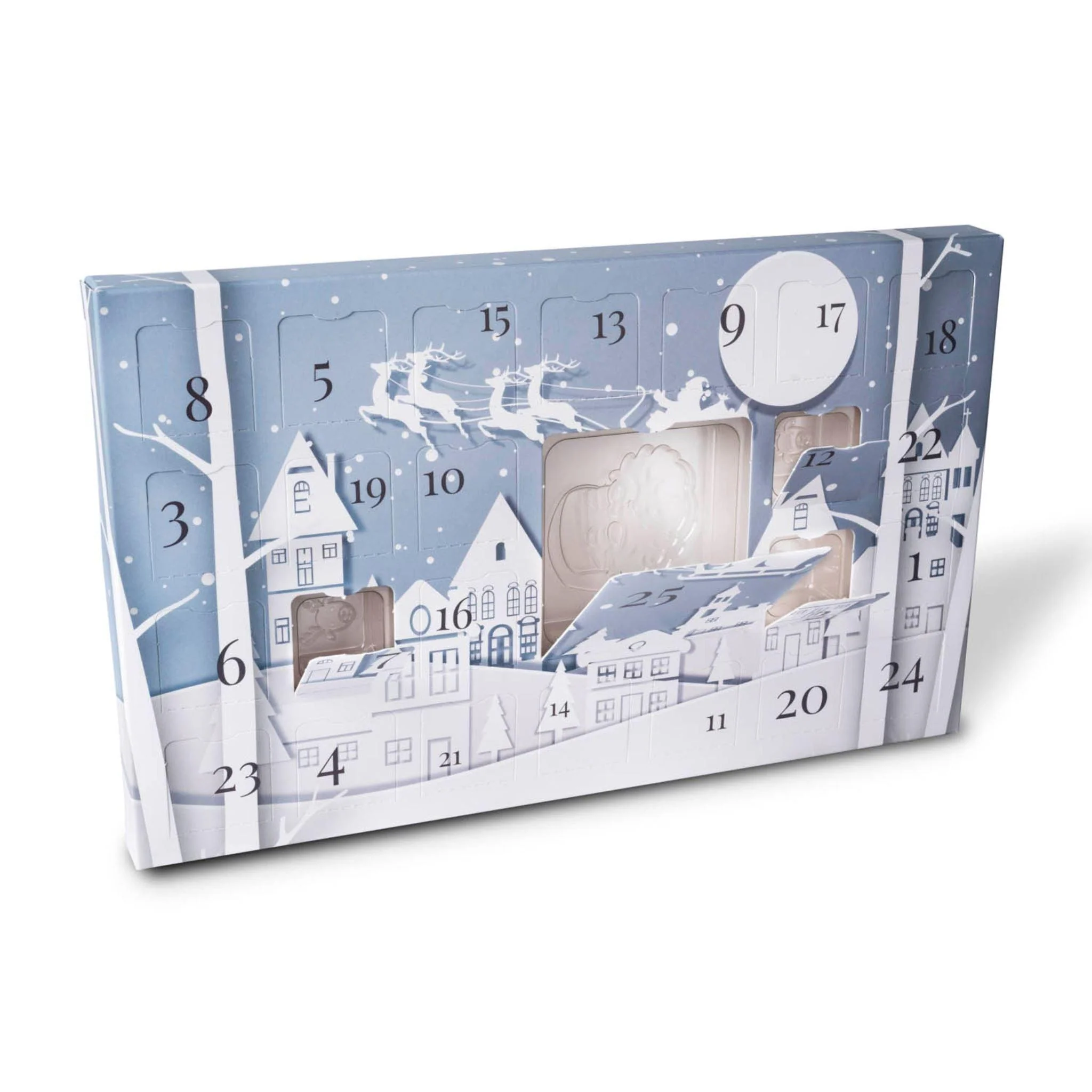 25 day Wax Melt Advent Calendar - Snowy Village - Image 4