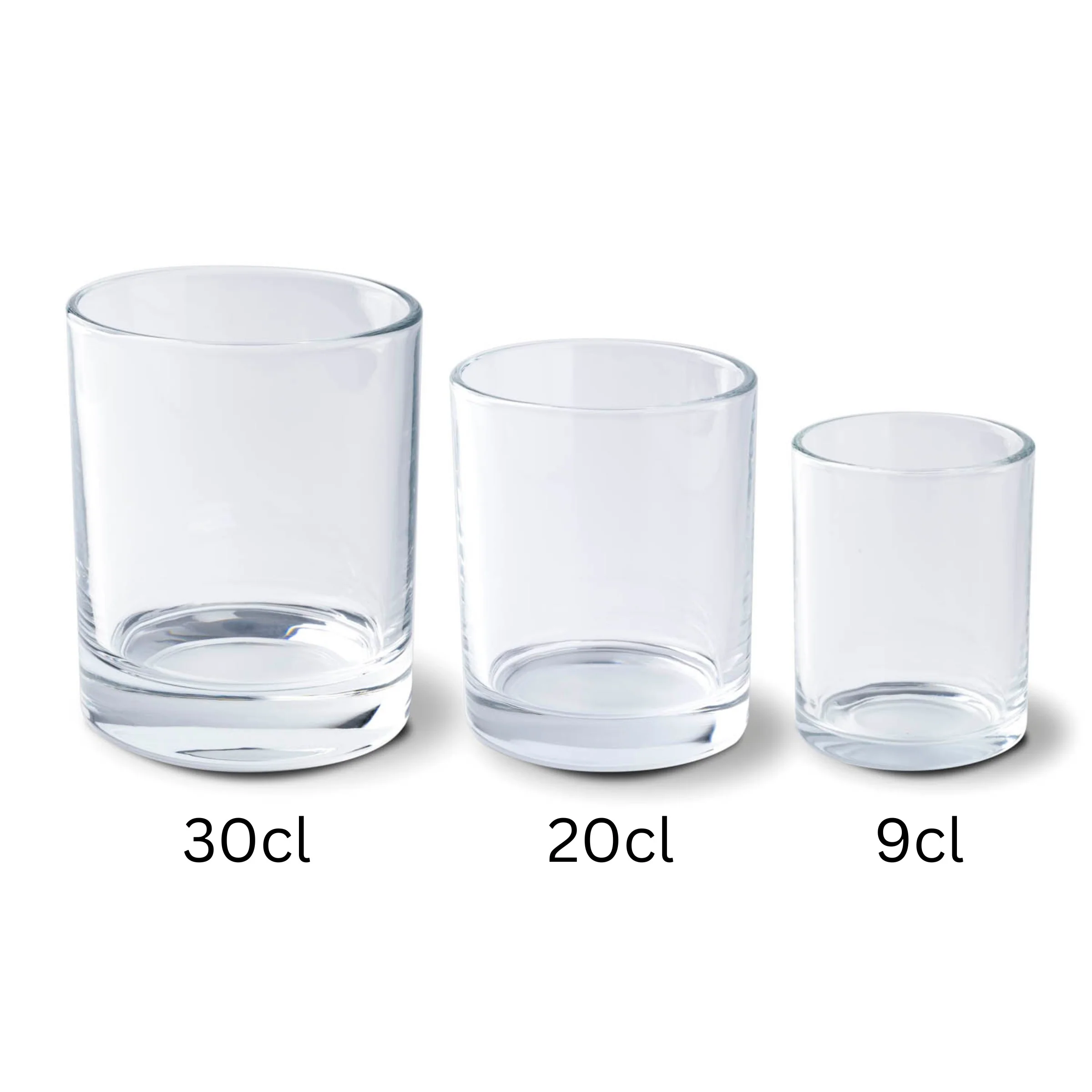 20cl Oxford Candle Jar (MEDIUM) - Clear - Image 4