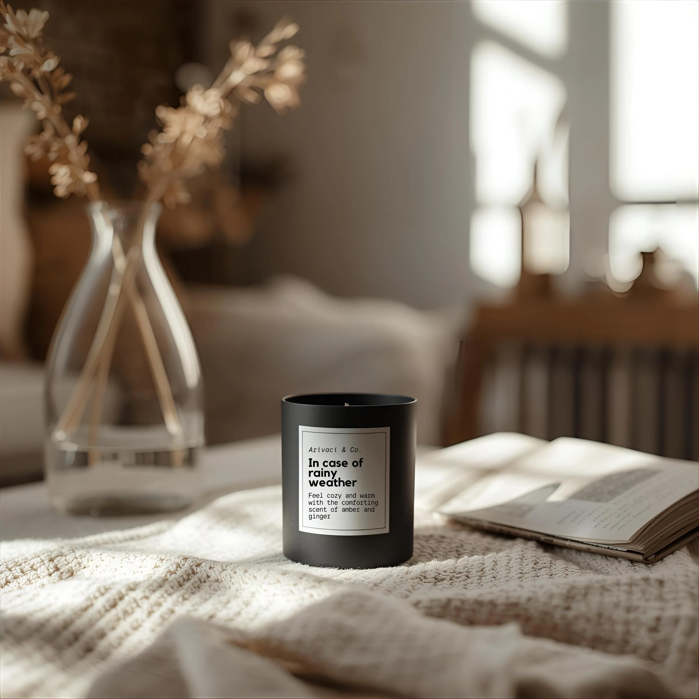 30cl Matt Black Kimberley Jar — 6 or 12 Finished Candles - Image 3