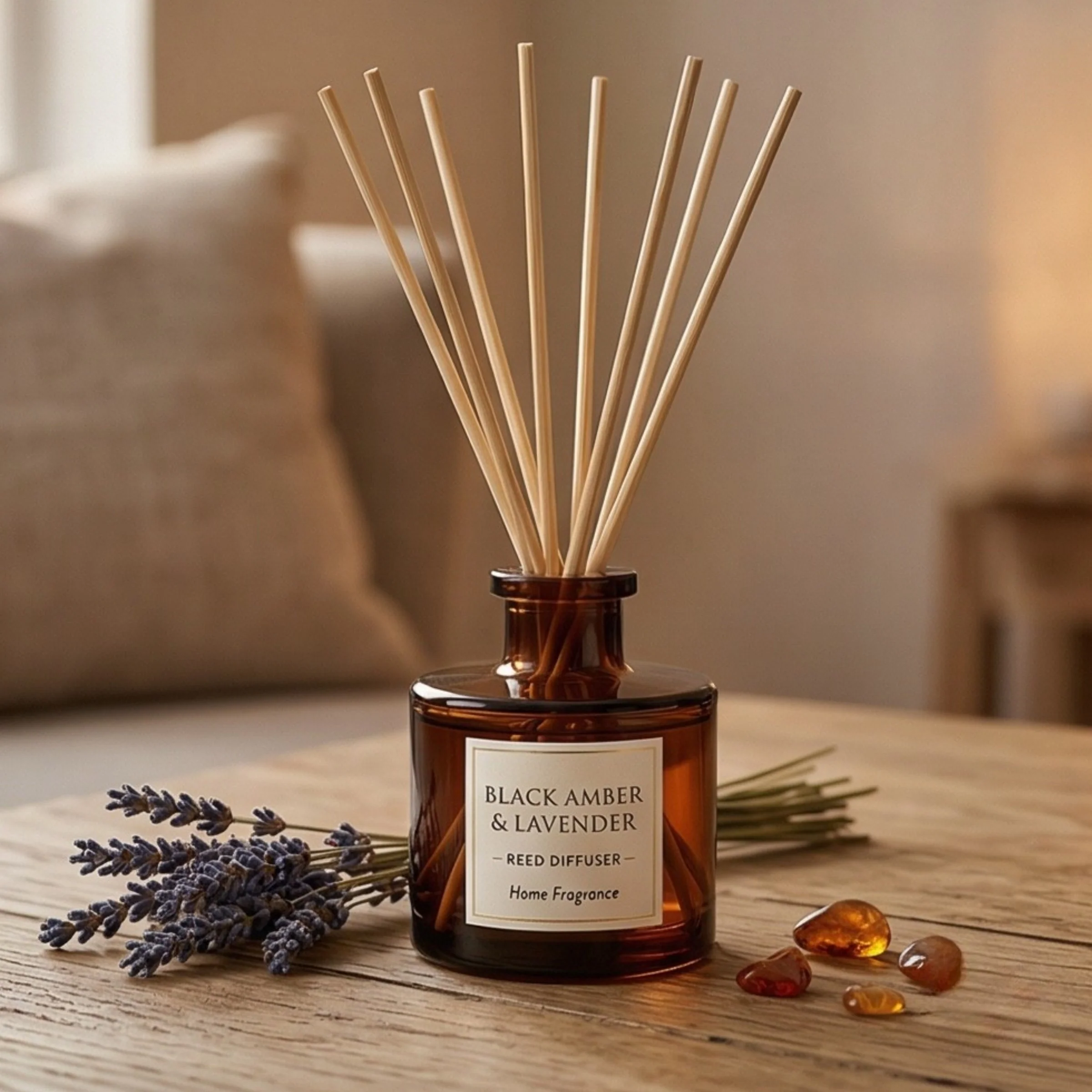 Black Amber & Lavender Fragrance Oil - Reformulated - Image 3