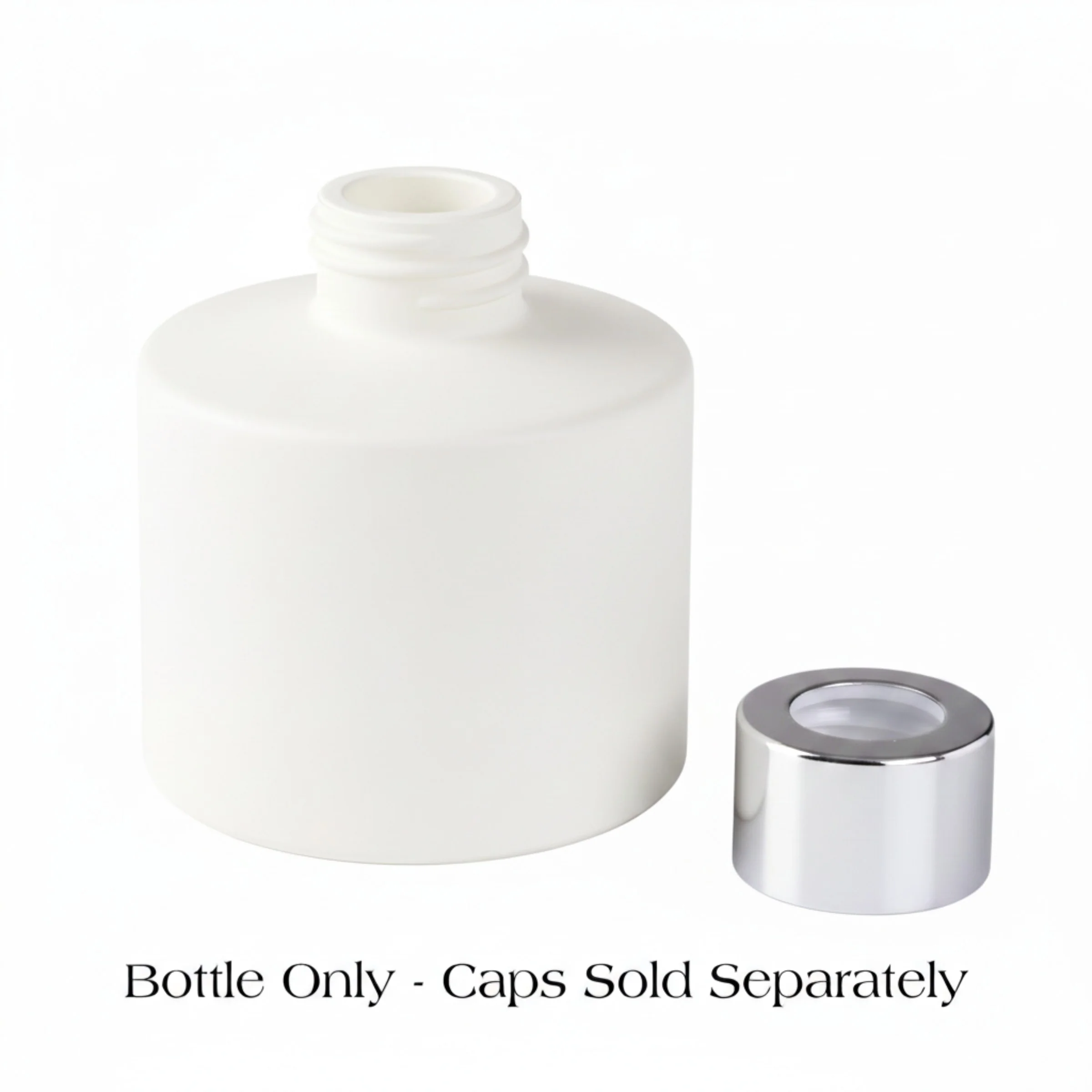 Circular Reed Diffuser BOTTLE - 100ml - Gloss White - Image 4