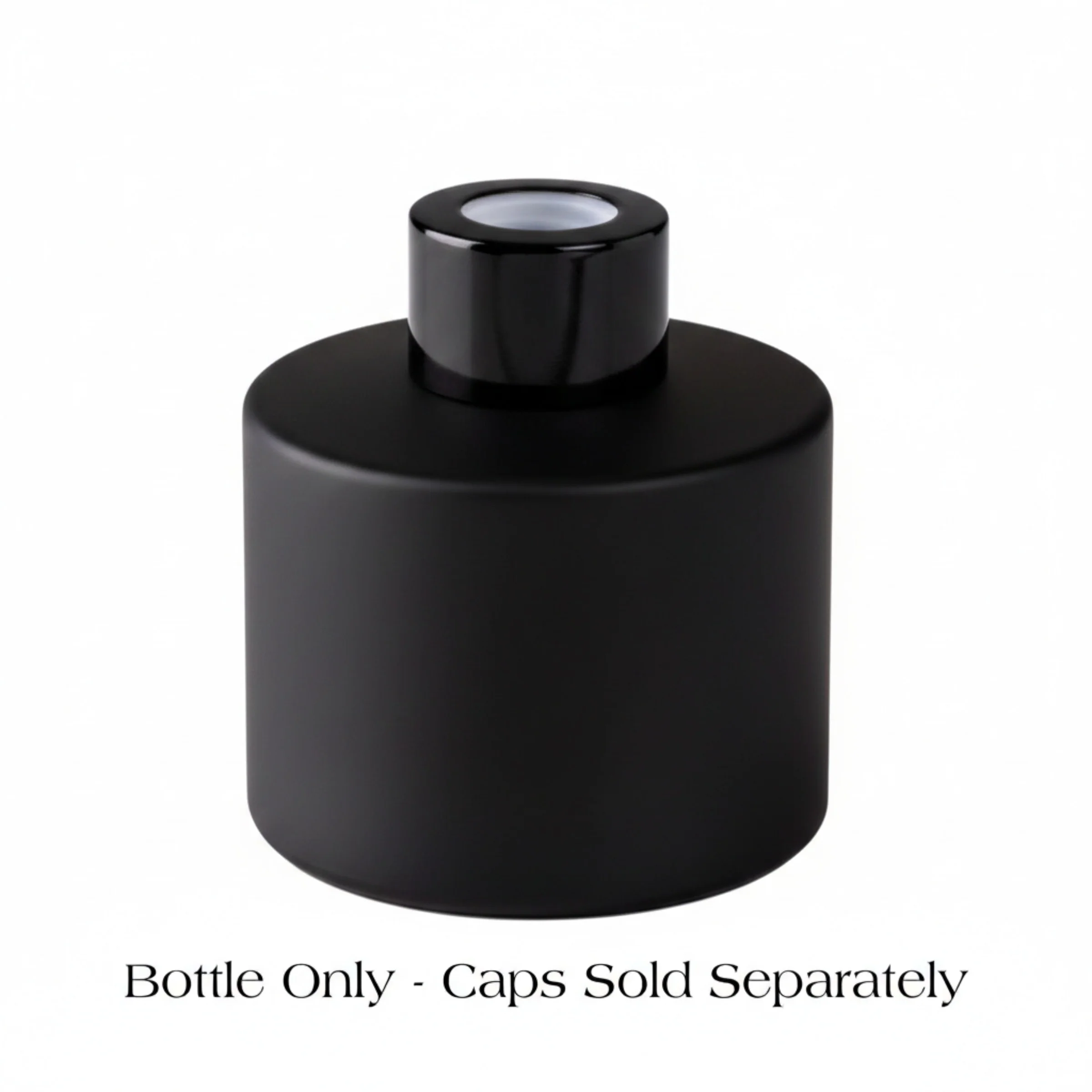 Circular Reed Diffuser BOTTLE - 100ml - Matt Black - Image 5