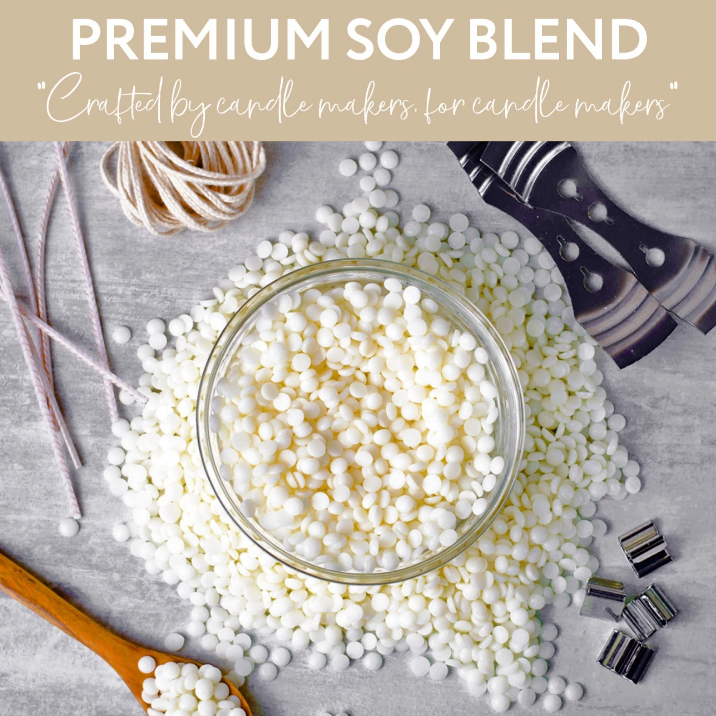 SoyaLuna Blend Container Wax - 800g - Image 4