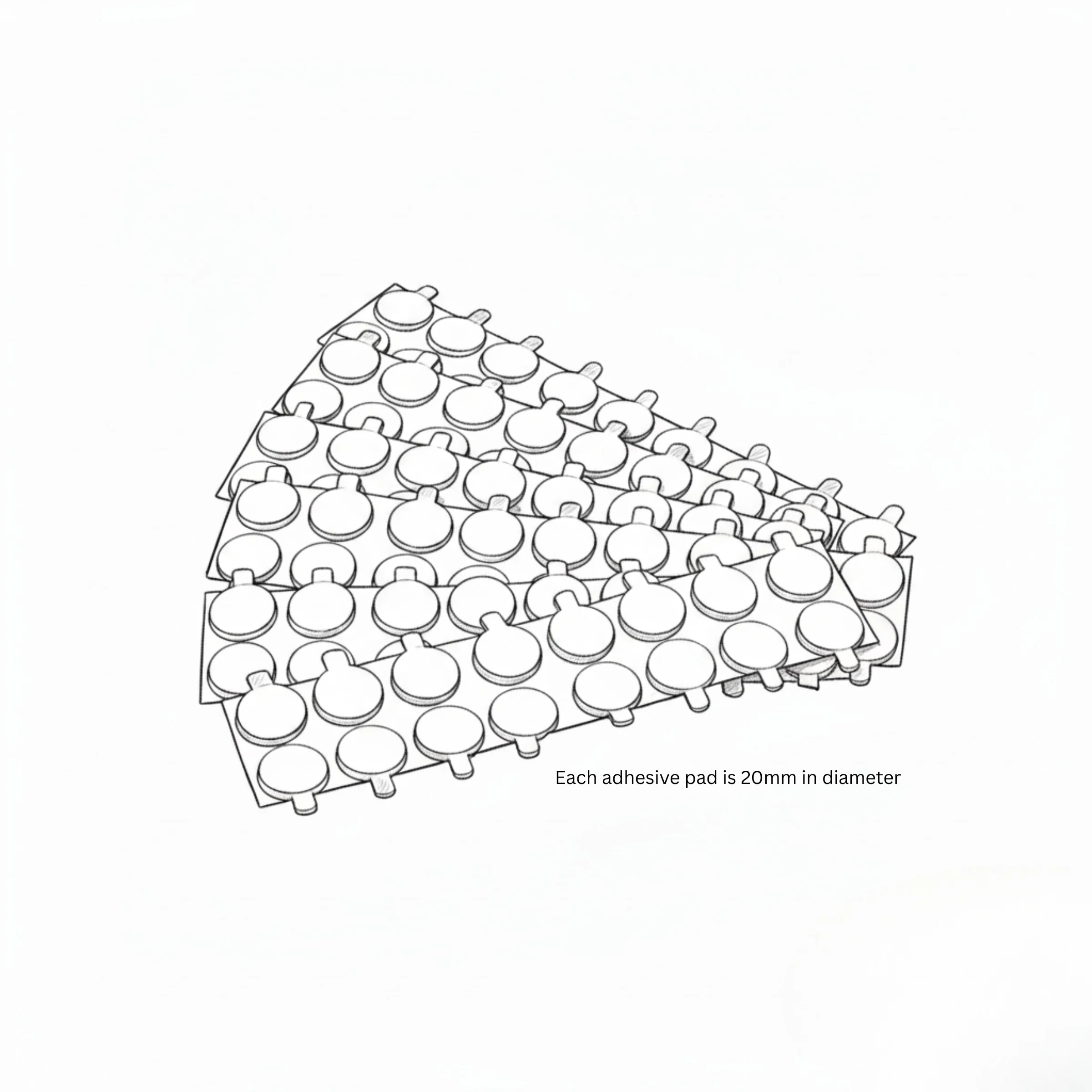 Wick Stickums 20mm Diameter - Image 3